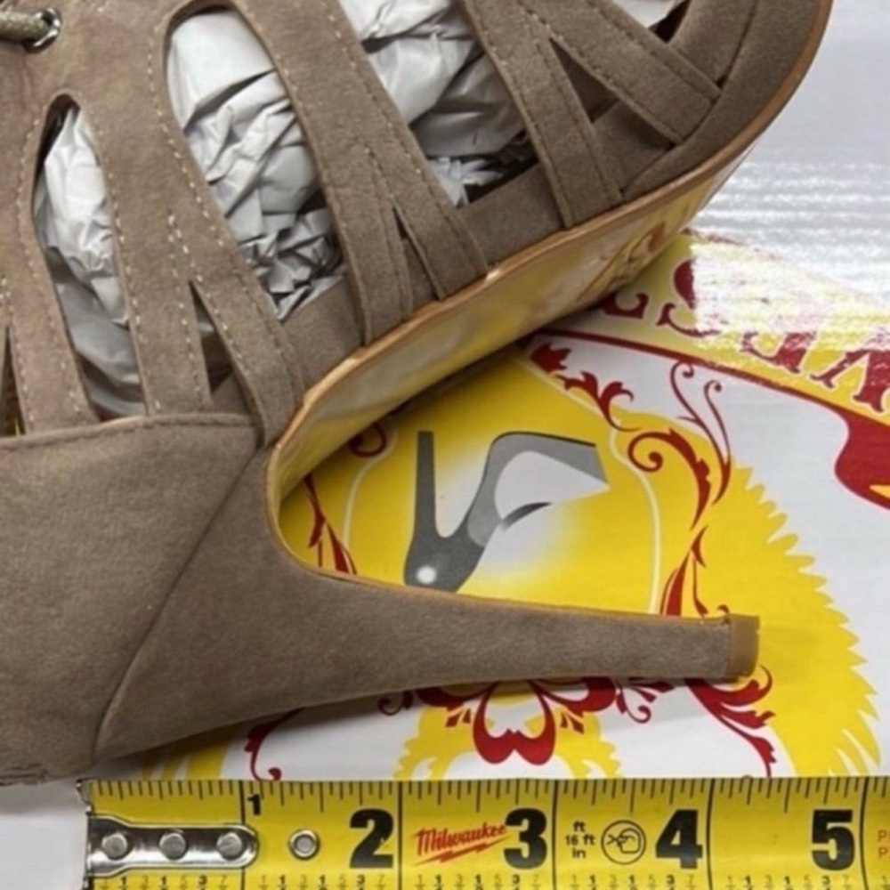 Stylish Tan Women's Shoes - Picture 5 of 7